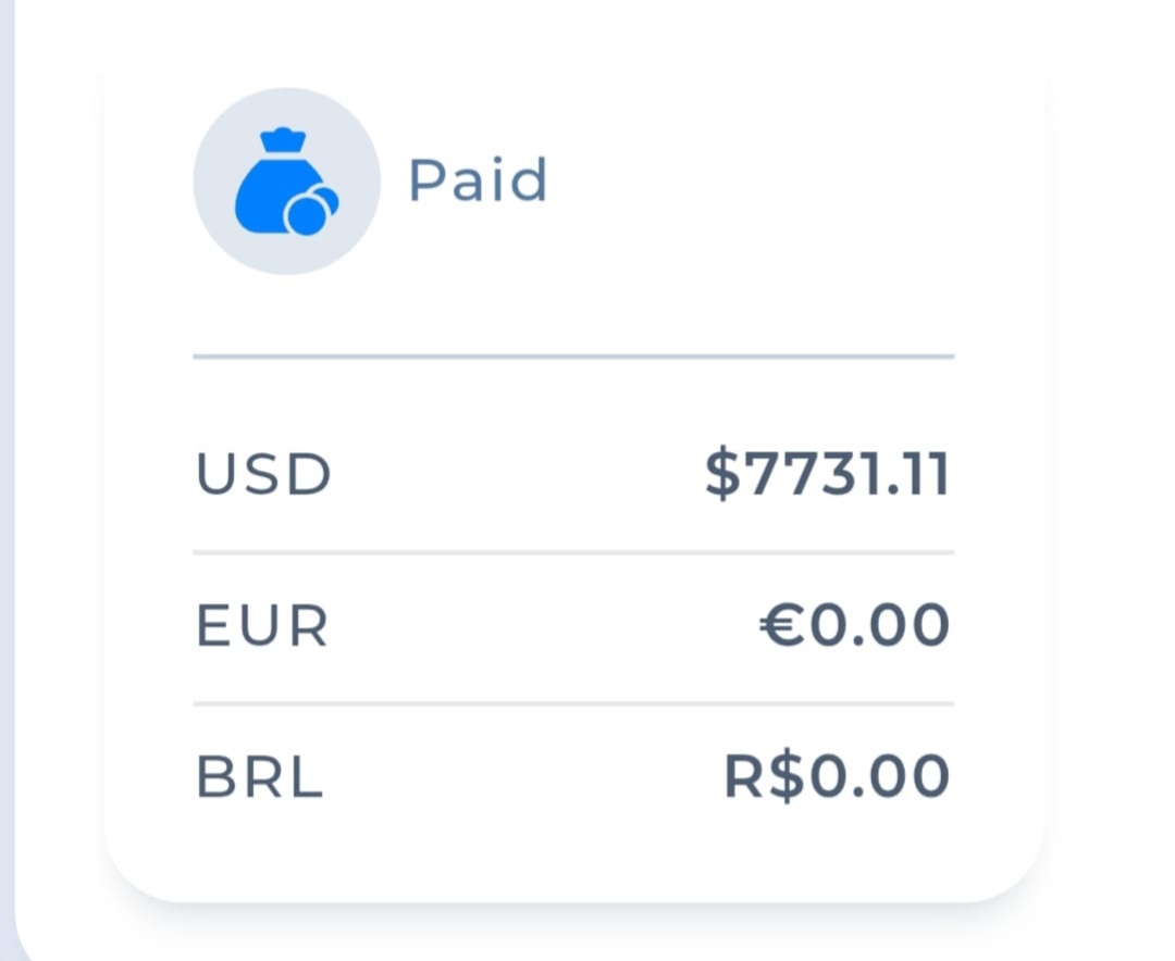 $7,731.11 earnings proof